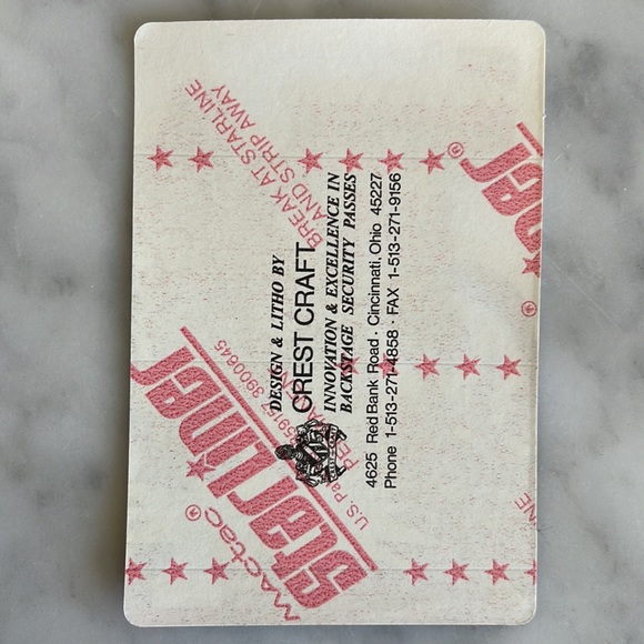 Original Grateful Dead Backstage Pass- Marvel Series Dr. Doom 5/28/1995 - Picture 2 of 3